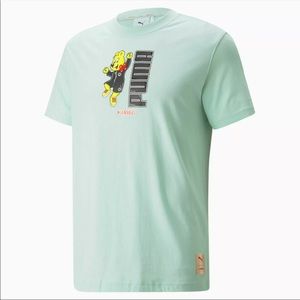 Men’s Puma T-Shirt Haribo Gummy Bears Candy Green Size Medium NEW
